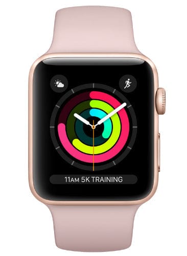 Apple Watch Series 3 Aluminium 38mm (GPS) Pink Sand Sport Band - 8GB - Gold - Excellent